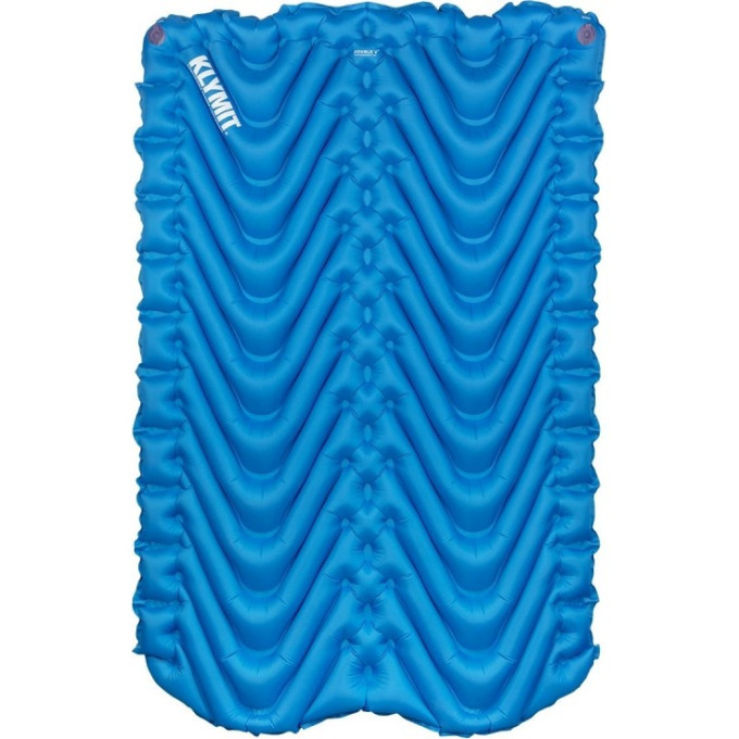 Надувной коврик KLYMIT STATIC V PAD DOUBLE Синий 06DVBL02E